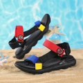 ODM OEM New low price kids soft sandals comfortable EVA bottom odorless shoes for boys custom fashion children's beach sandalias